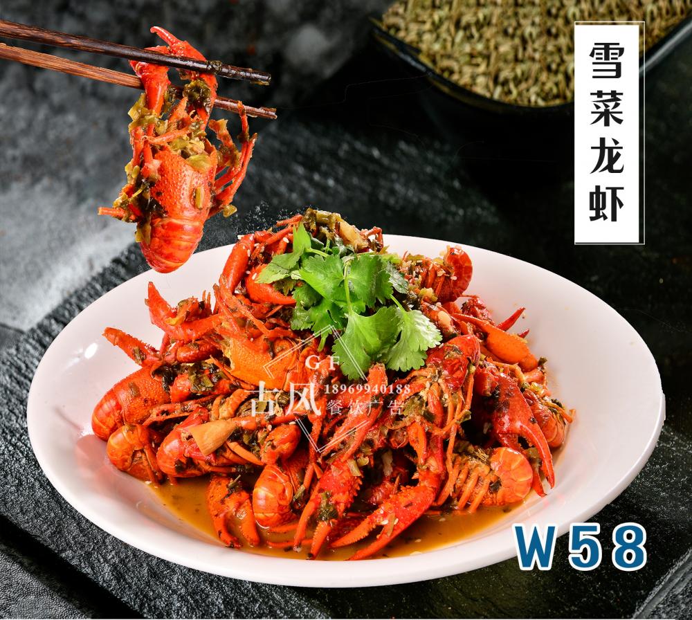 W58雪(xuě)菜龍蝦